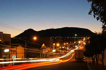 Vista Noturna da Serra do Cruzeiro