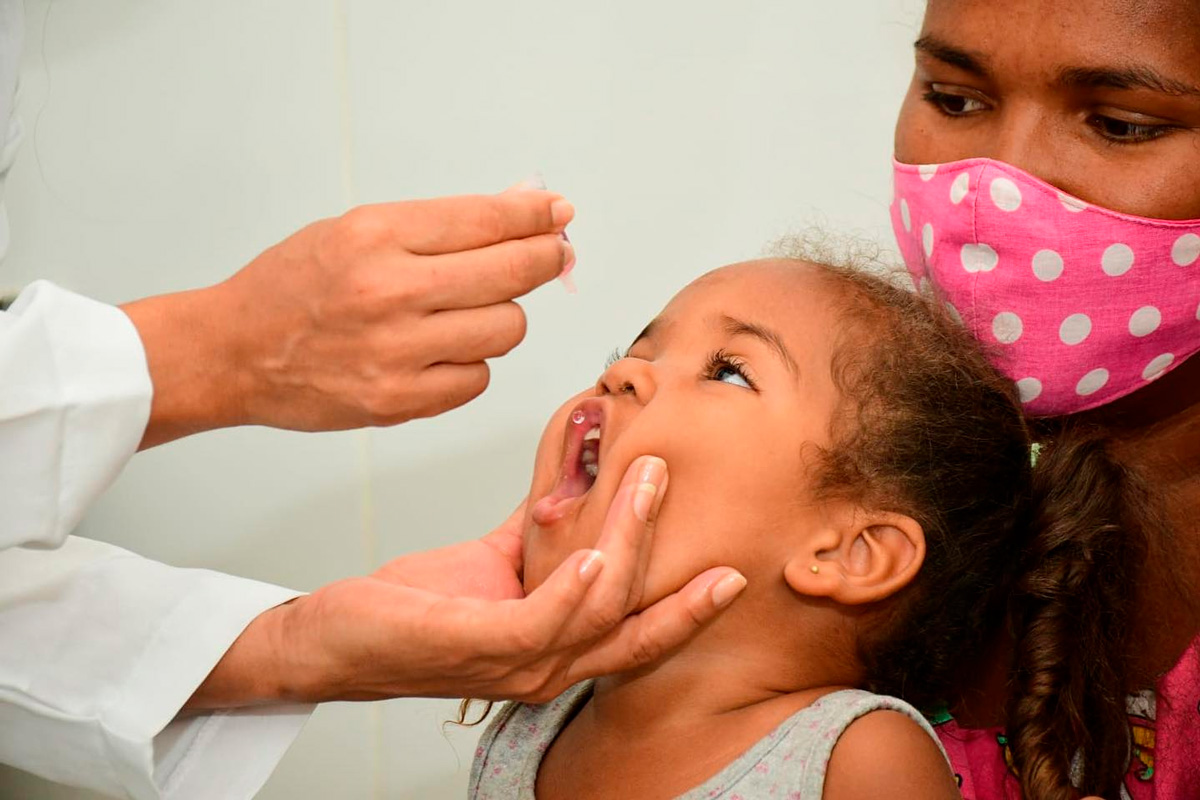 Poliomielite - Atingimos a meta de imunização do município.
