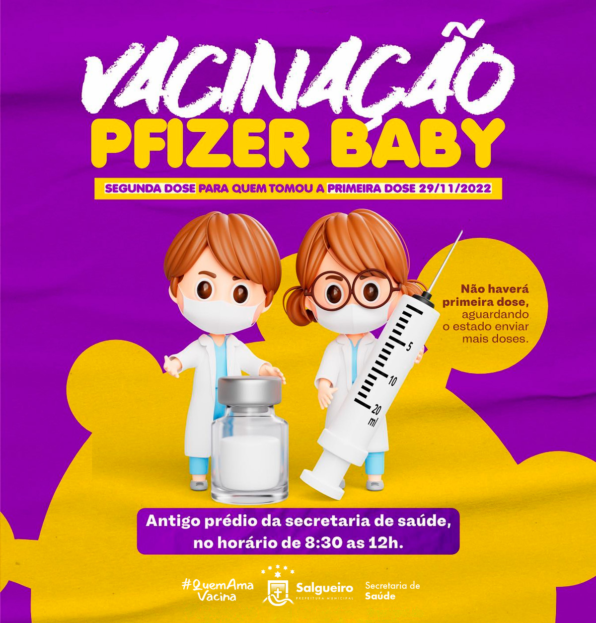 Vacinação Pfizer baby