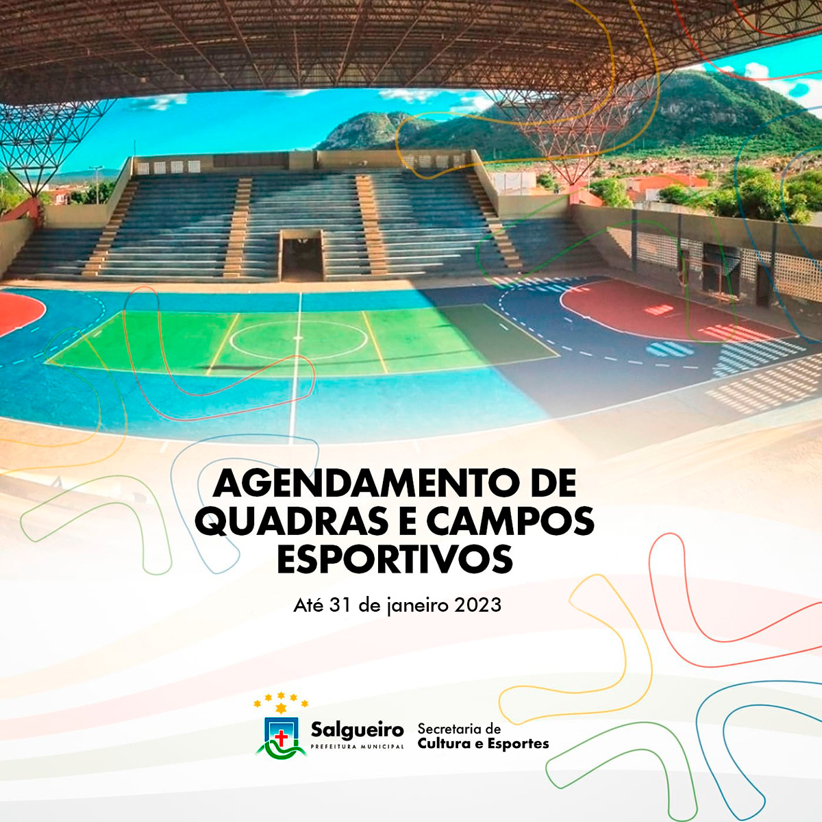 Agendamento de Quadras e Campos Esportivos