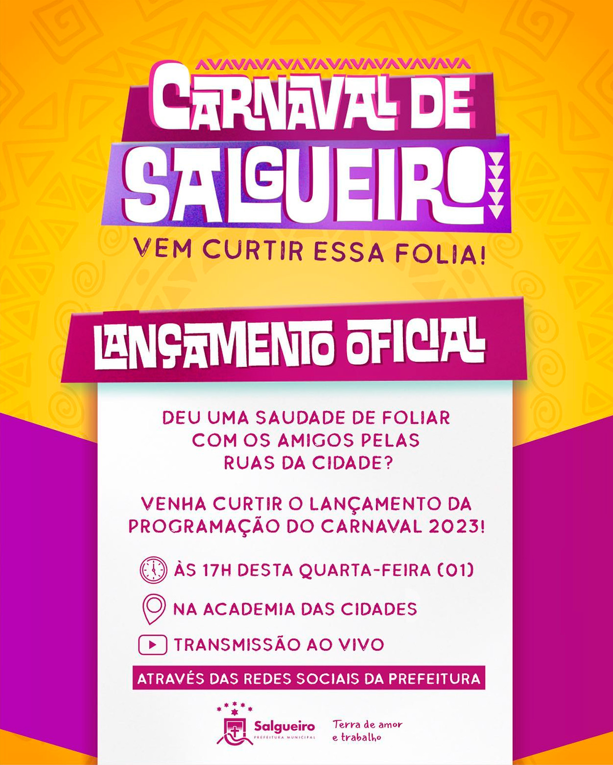 Carnaval de Salgueiro - Lançamento Oficial