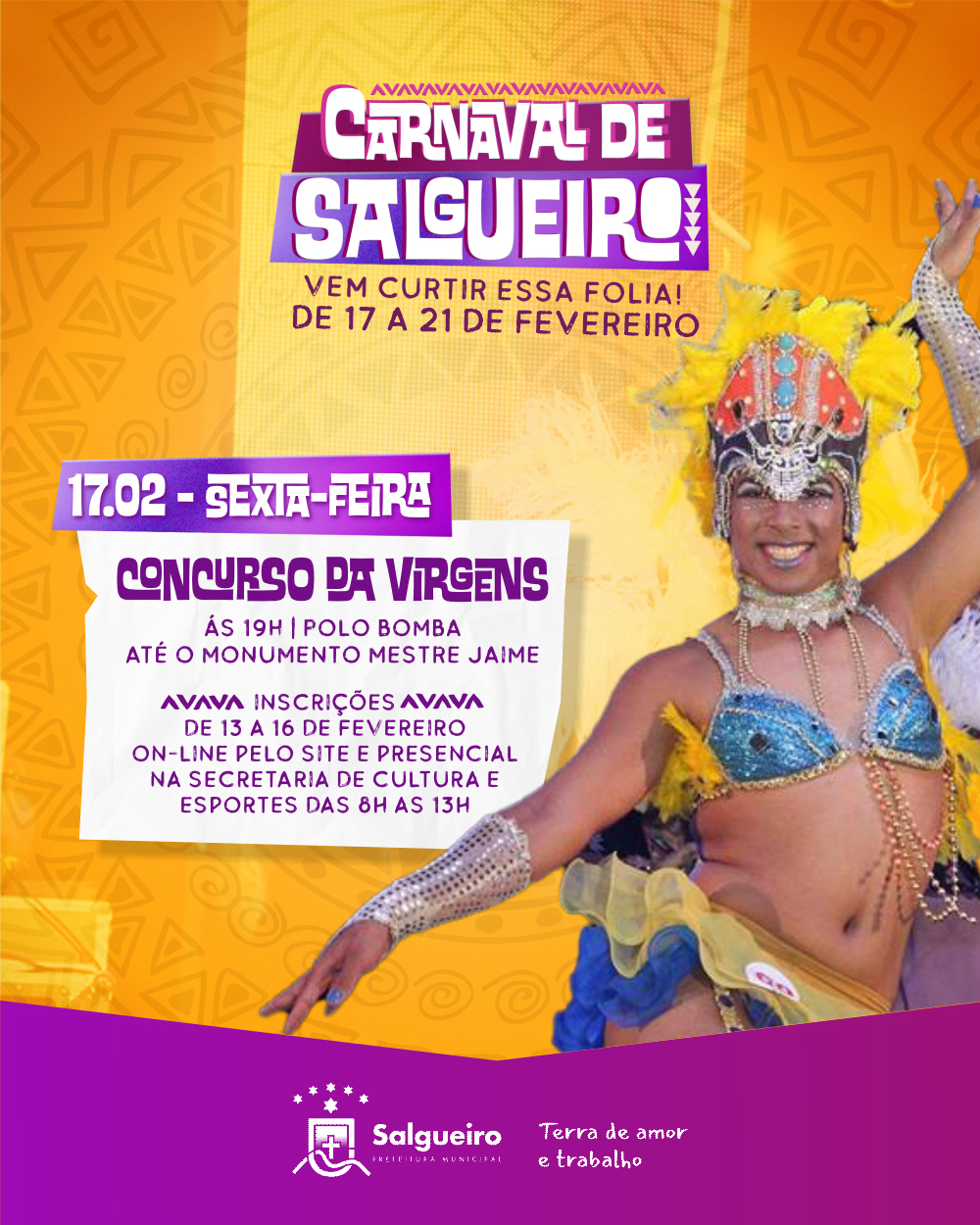 Prefeitura de Salgueiro abre inscrições para o tradicional Concurso das Virgens
